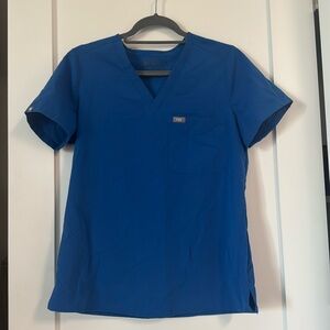 FIGS OCEAN BLUE CATERINA TOP